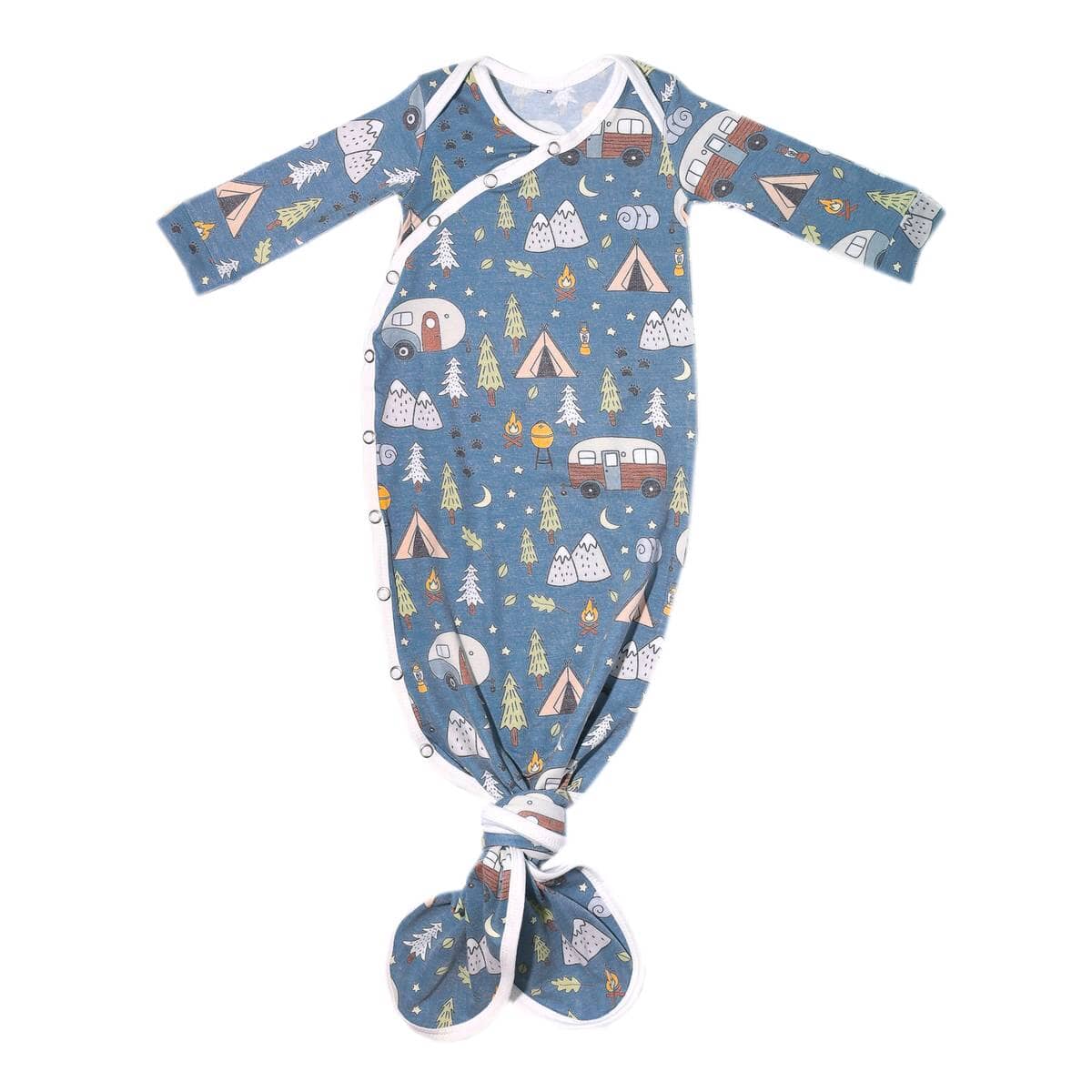 Bridger Knotted Gown 130 BABY BOYS/NEUTRAL APPAREL Copper Pearl NB-3m