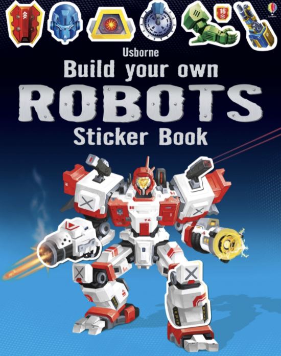 Build Your Own Sticker Book Impulse Usborne Books Robots