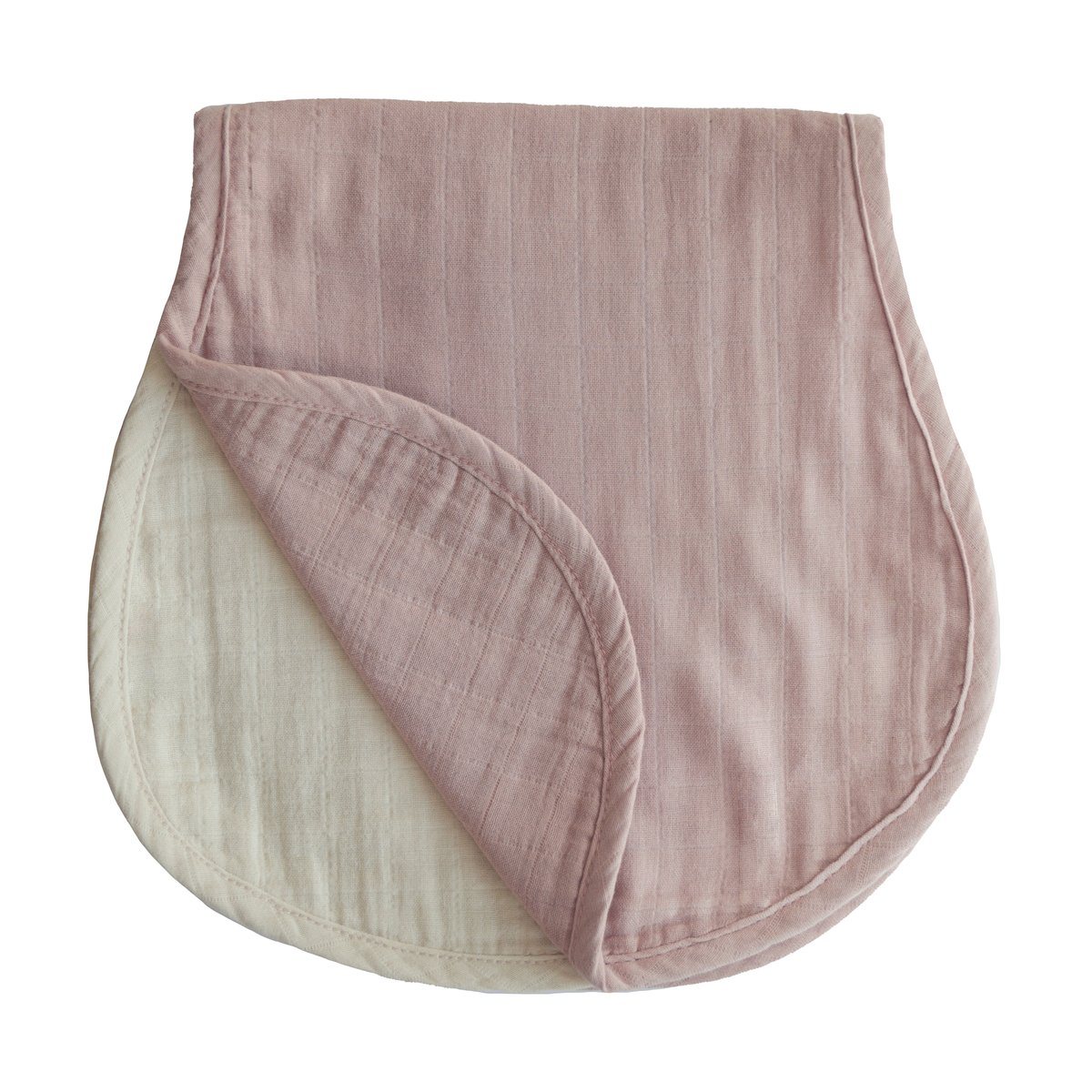 Burp Cloth Burp Cloths Mushie Blush/Fog