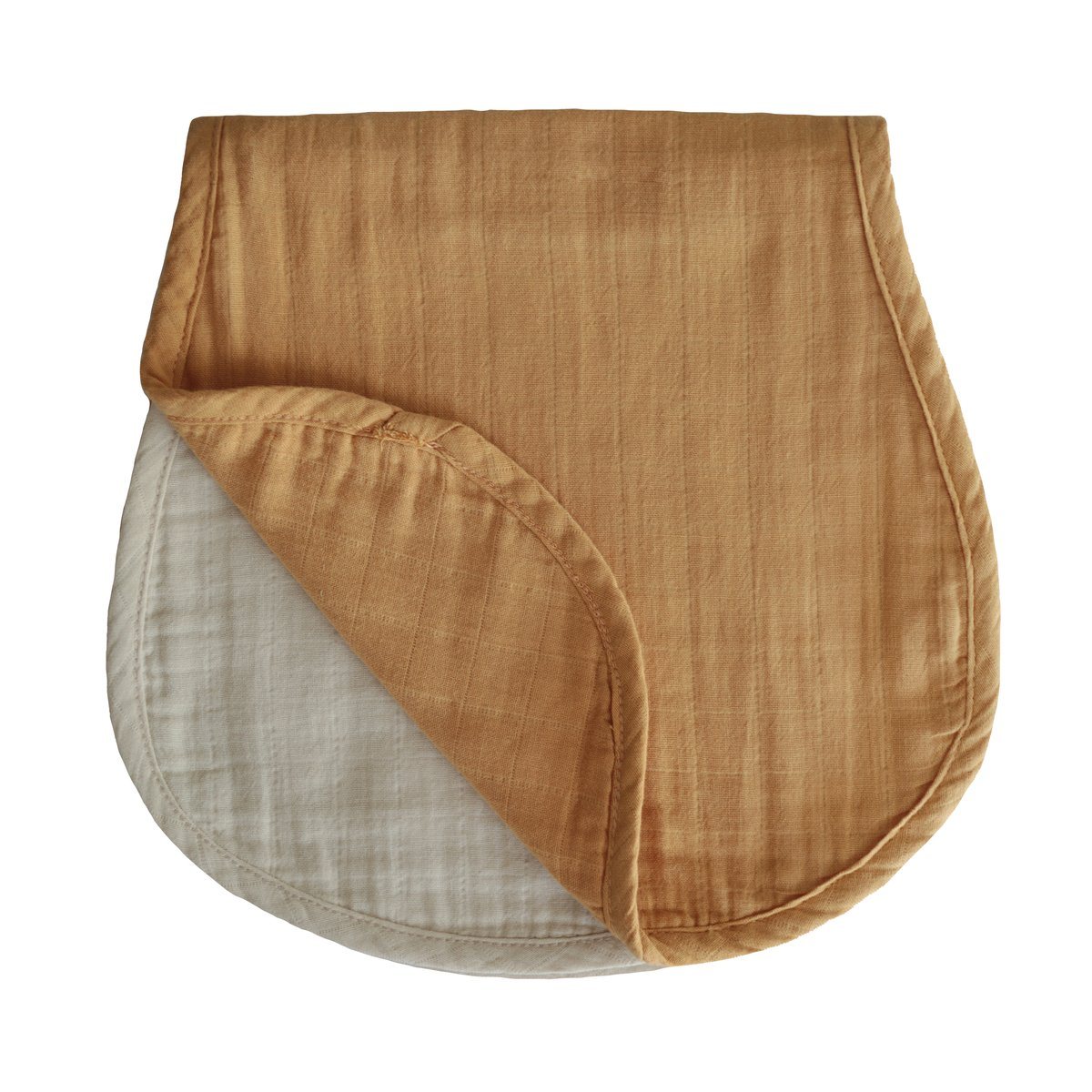 Burp Cloth Burp Cloths Mushie Yellow/Fog