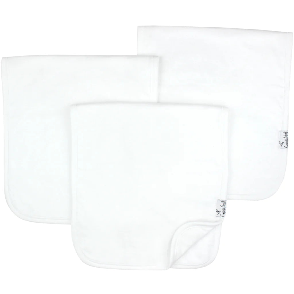 Burp Cloths 180 BABY GEAR Copper Pearl White Basics