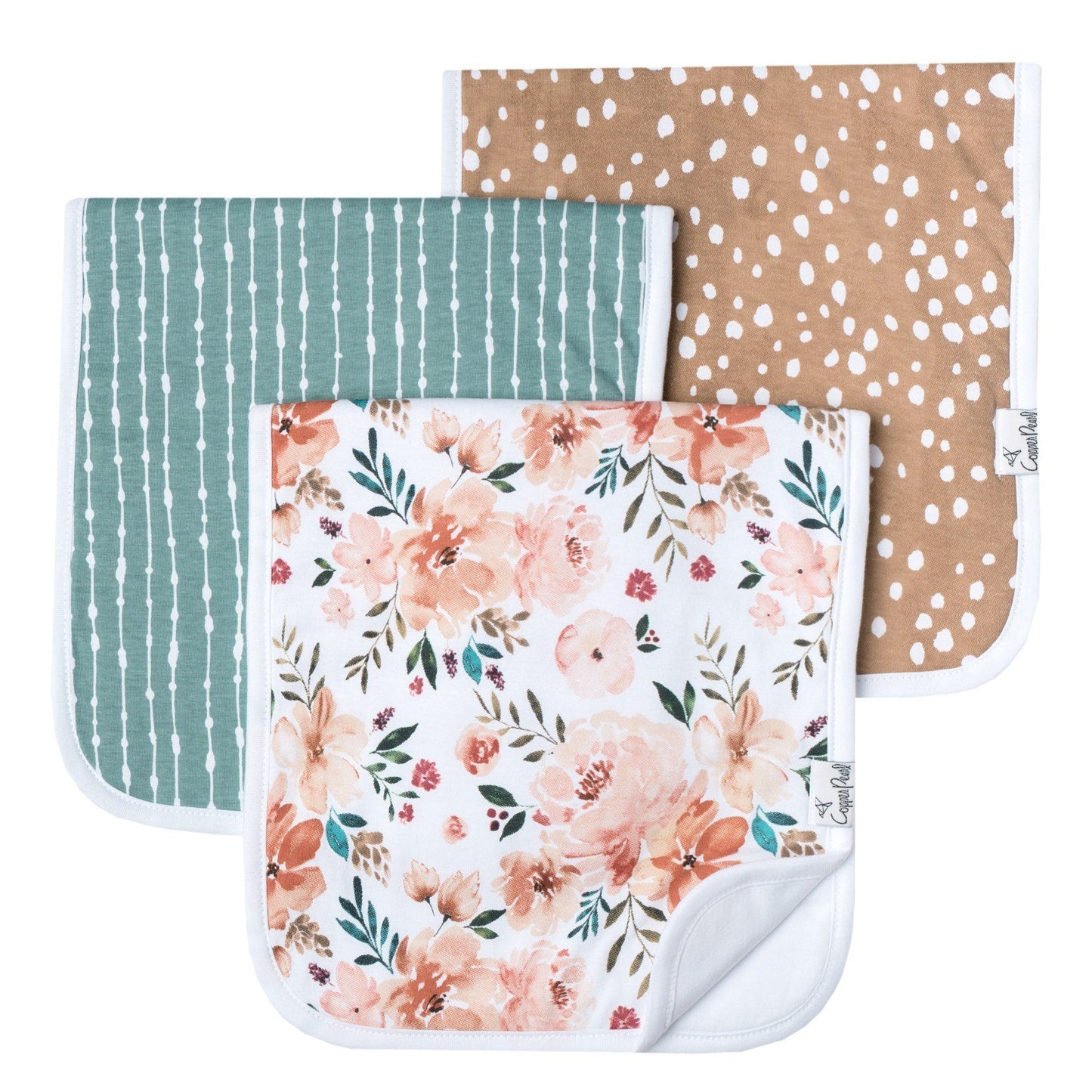 Burp Cloths Burp Cloths Copper Pearl Autumn (Fall Floral)