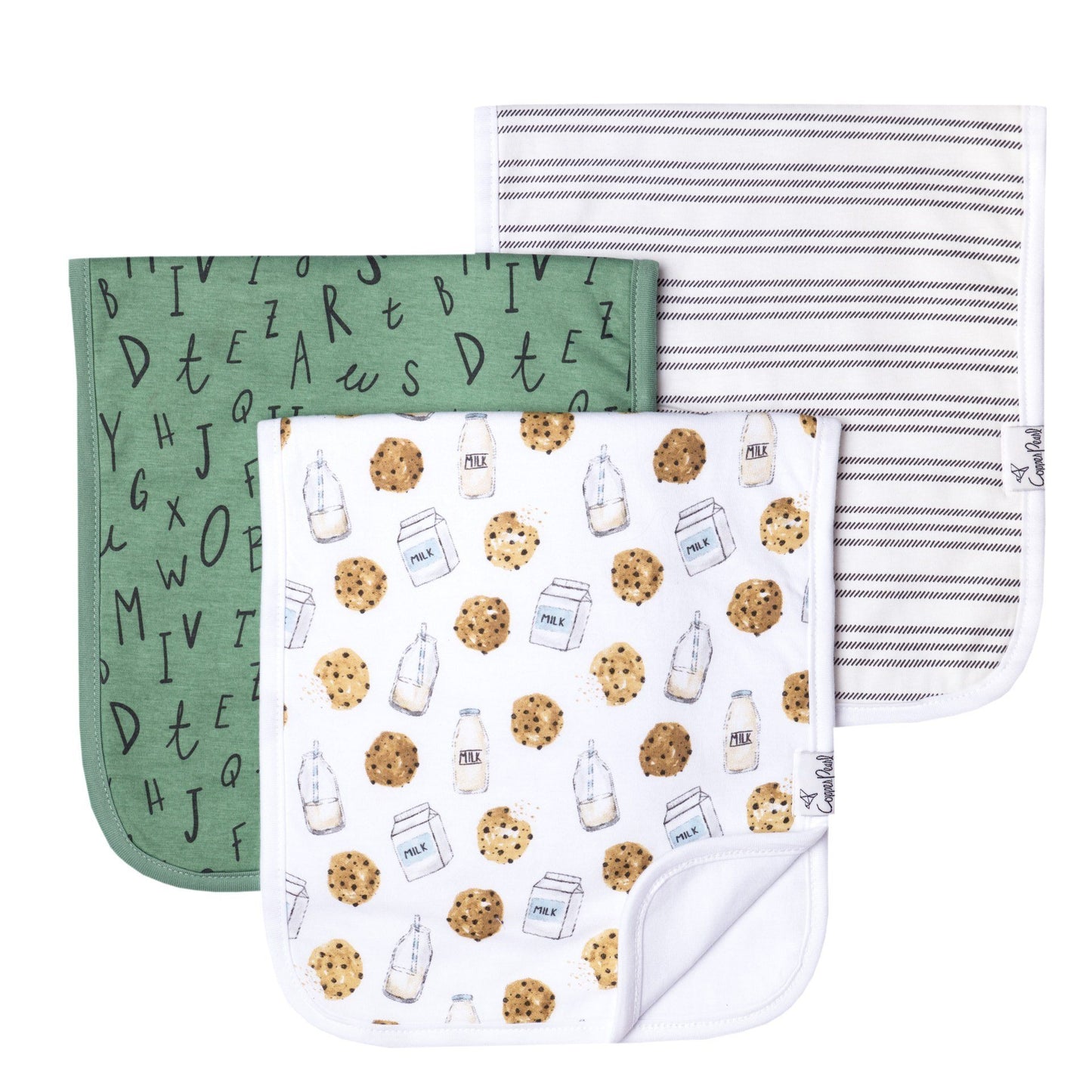 Burp Cloths Burp Cloths Copper Pearl Chip (cookies & milk)