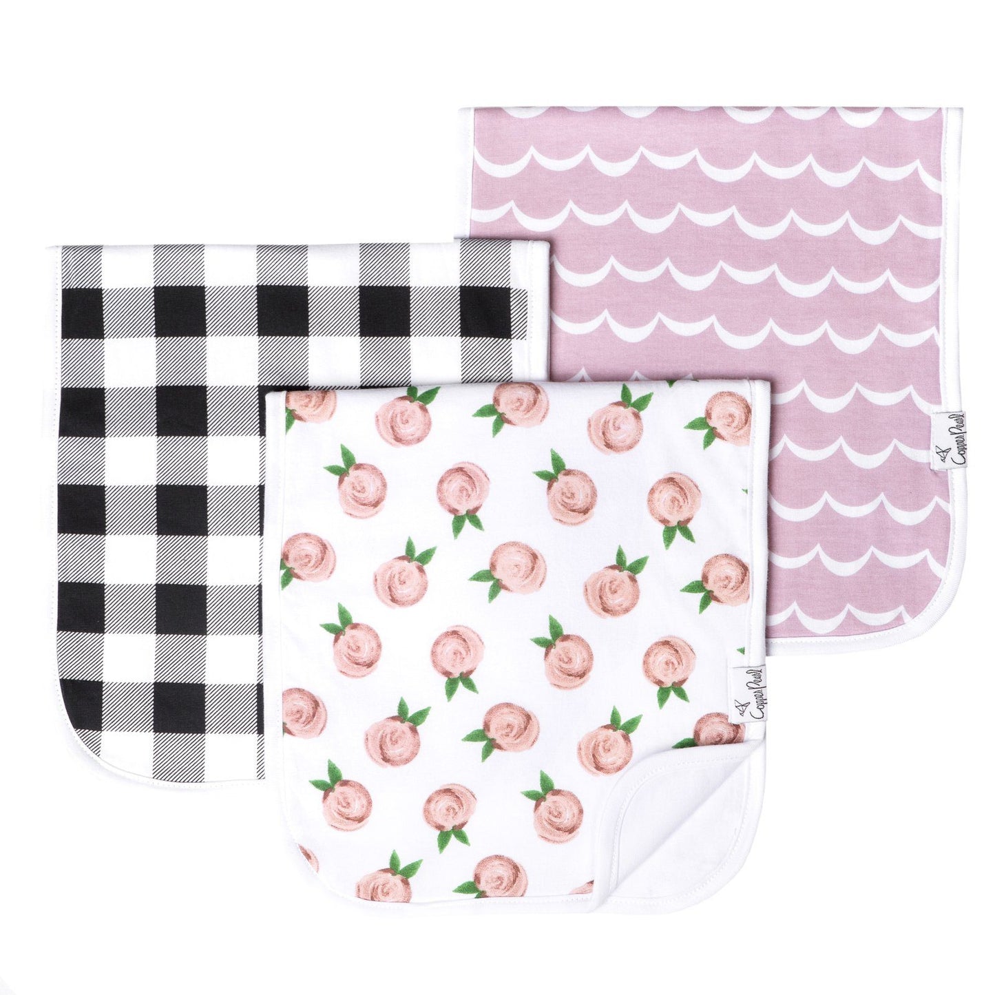 Burp Cloths Burp Cloths Copper Pearl Rosie