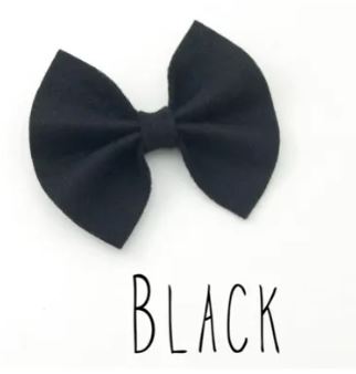 Butterfly Felt Bow Clips 110 ACCESSORIES CHILD AniBabee Black