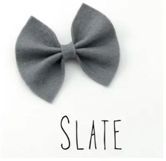 Butterfly Felt Bow Clips 110 ACCESSORIES CHILD AniBabee Slate