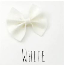 Butterfly Felt Bow Clips 110 ACCESSORIES CHILD AniBabee White