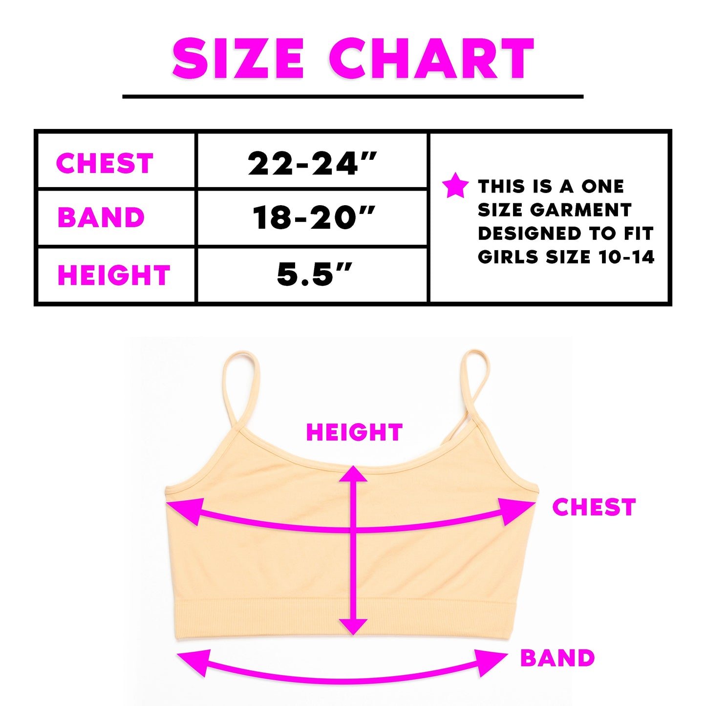 Charcoal Bandeau Bra 160 GIRLS APPAREL TWEEN 7-16 Malibu Sugar