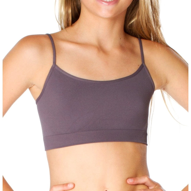 Charcoal Bandeau Bra 160 GIRLS APPAREL TWEEN 7-16 Malibu Sugar