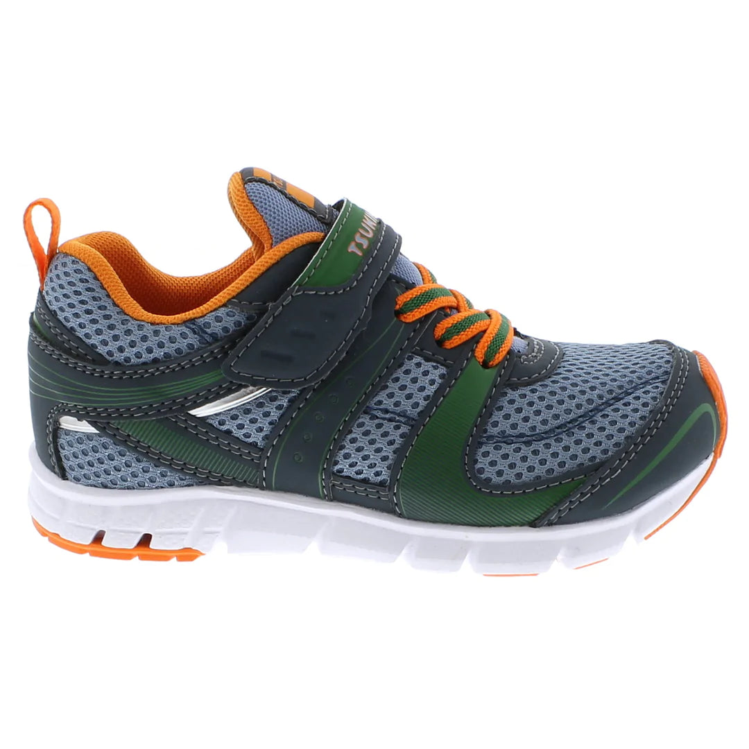 Charcoal Sea Velocity Sneaker (Child) 110 ACCESSORIES CHILD Tsukihoshi Shoes 7 shoe
