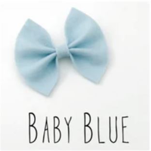 Classic Bow Headbands 100 ACCESSORIES BABY AniBabee Baby Blue