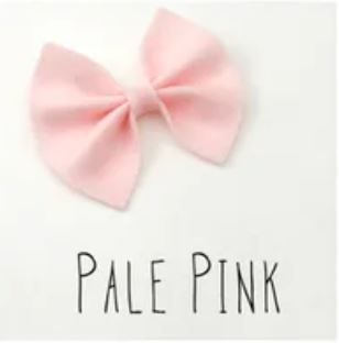 Classic Bow Headbands 100 ACCESSORIES BABY AniBabee Pale Pink