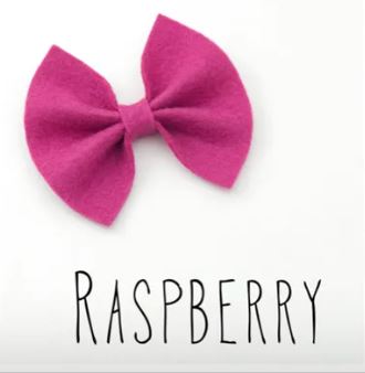 Classic Bow Headbands 100 ACCESSORIES BABY AniBabee Raspberry