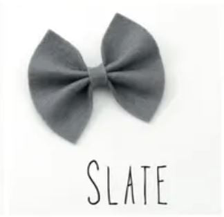 Classic Bow Headbands 100 ACCESSORIES BABY AniBabee Slate