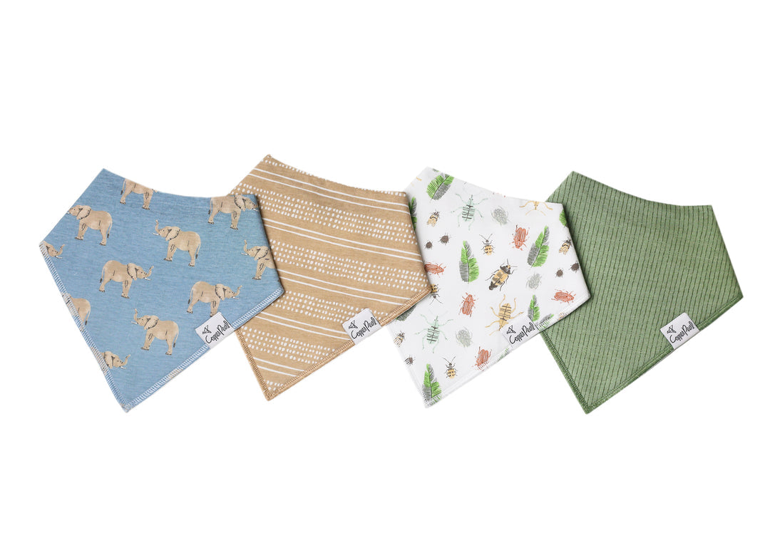 Copper Pearl Bib Sets 180 BABY GEAR Copper Pearl Peanut (Elephant)