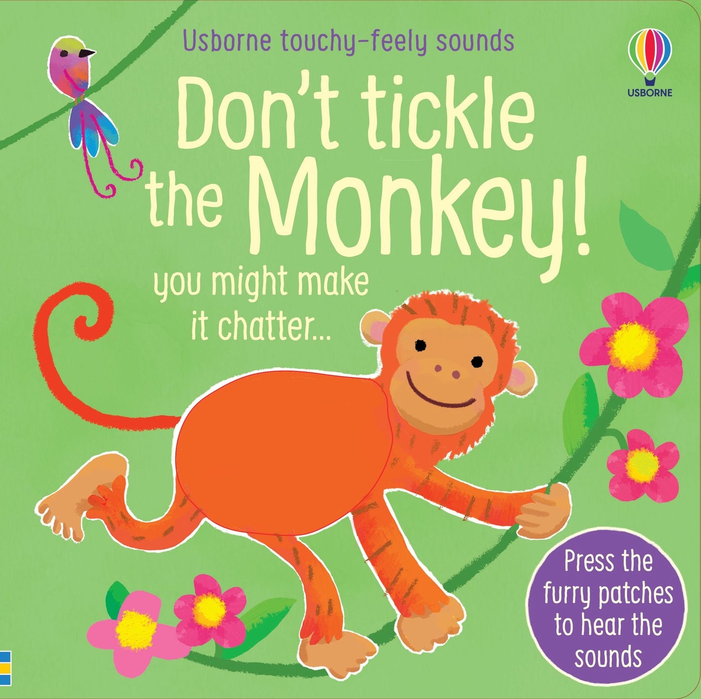 Don't Tickle Books 191 GIFT BABY Usborne Books Monkey