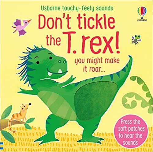 Don't Tickle Books 191 GIFT BABY Usborne Books T-Rex