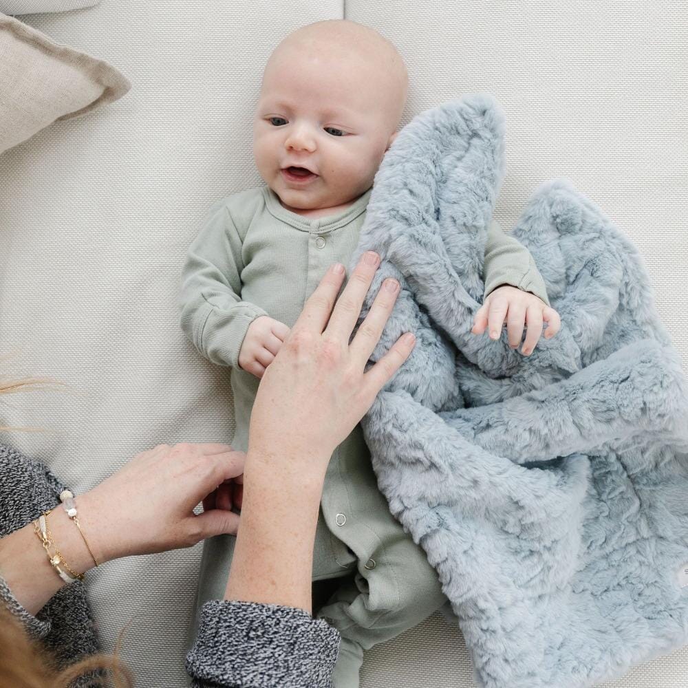 Dream Mini Blanket 191 GIFT BABY Saranoni Heather Blue