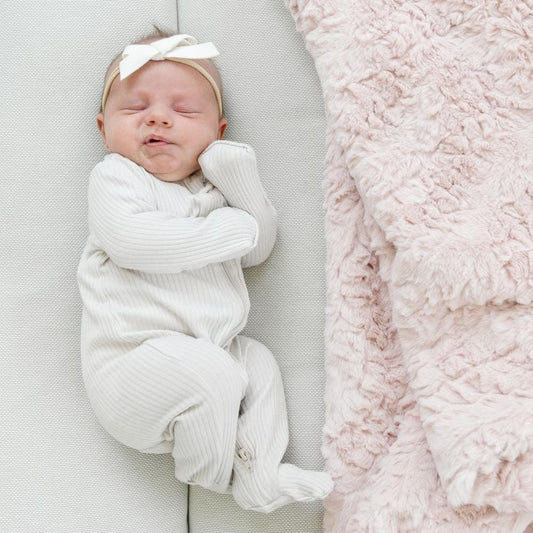 Dream Receiving Blanket 191 GIFT BABY Saranoni Blush
