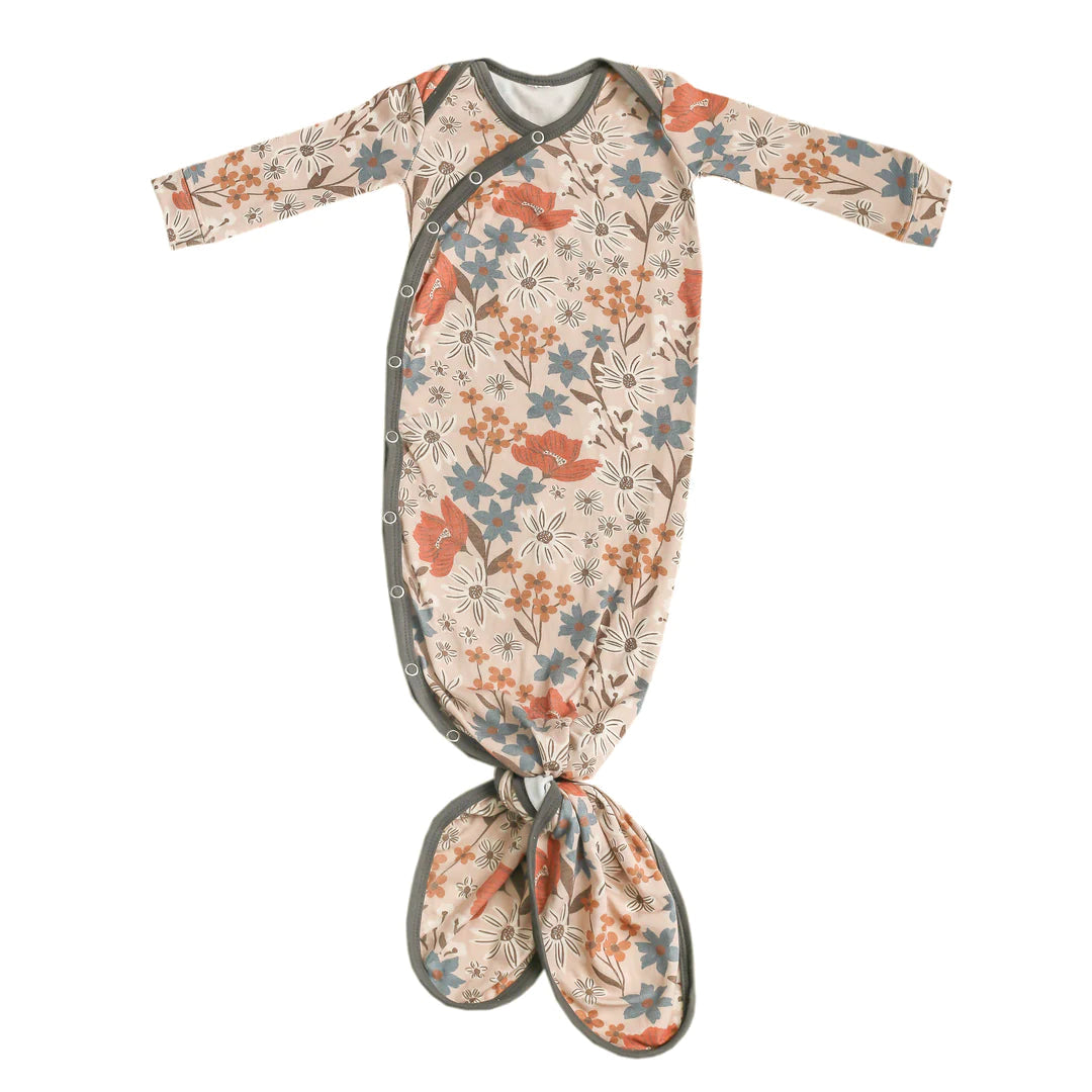 Eden Knotted Gown 120 BABY GIRLS APPAREL Copper Pearl NB-3m