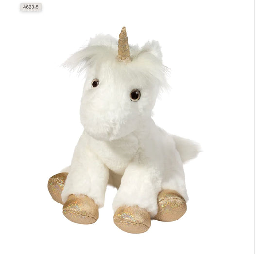 Elodie White Unicorn 196 TOYS CHILD Douglas Toys