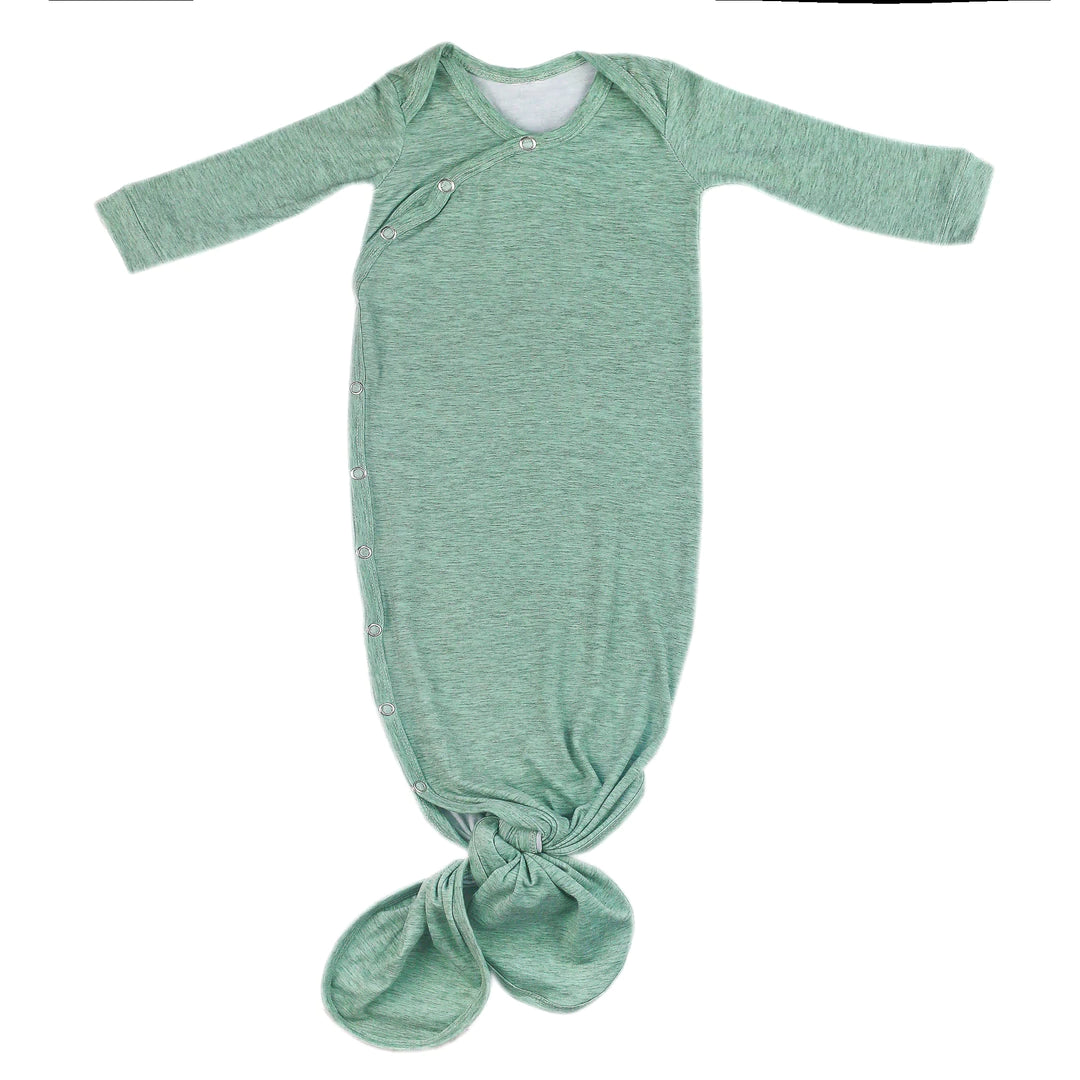 Emerson Knotted Gown 130 BABY BOYS/NEUTRAL APPAREL Copper Pearl NB-3m