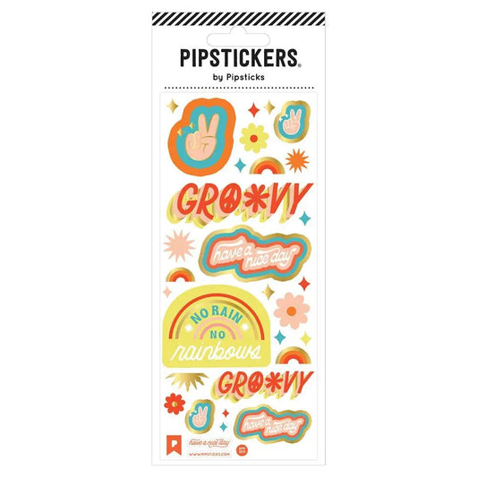 Feeling Groovy Sticker Sheet 196 TOYS CHILD Pipsticks