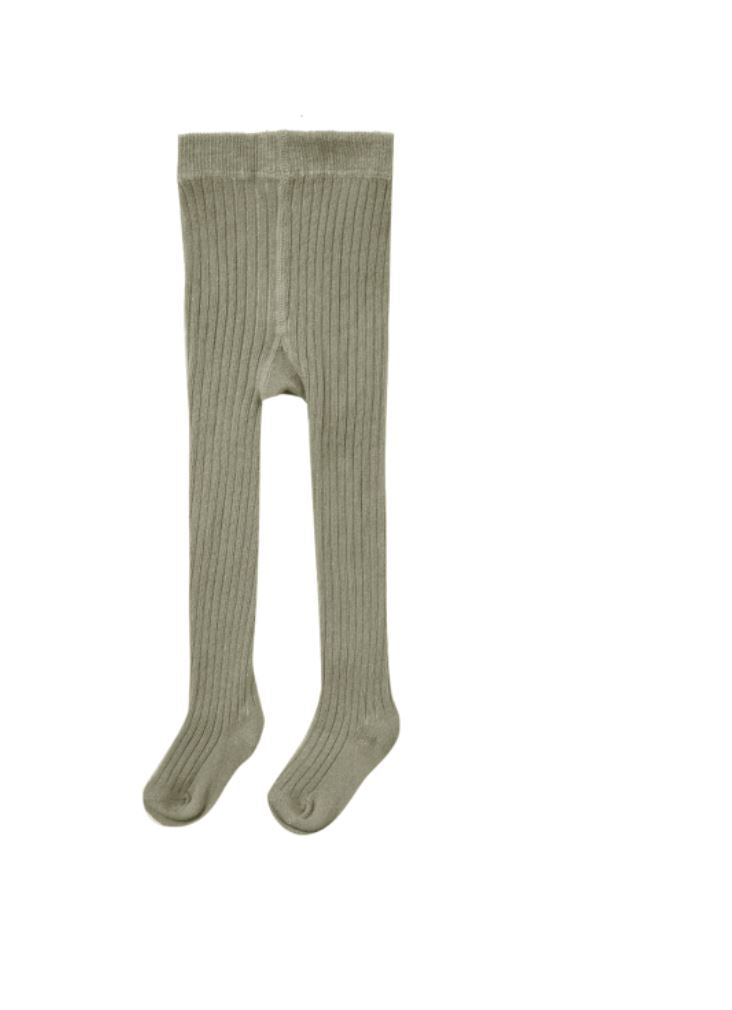 Fern Ribbed Tights 100 ACCESSORIES BABY Quincy Mae 0-6m