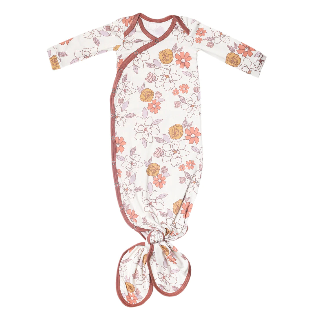 Ferra Knotted Gown 120 BABY GIRLS APPAREL Copper Pearl NB-3m