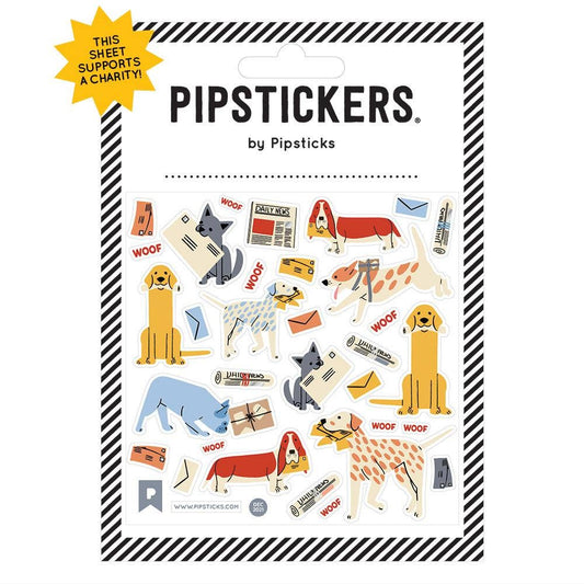 Fetching Fidos Sticker Sheet 192 GIFT CHILD Pipsticks