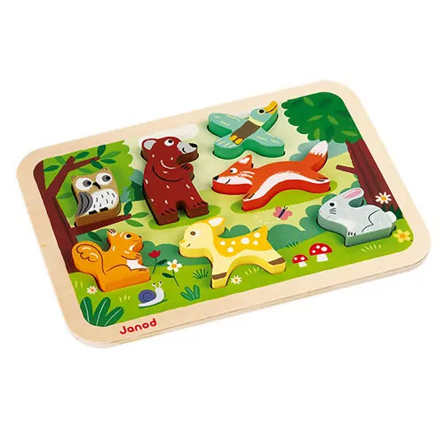Forest Chunky Puzzle 195 TOYS BABY Janod Toys