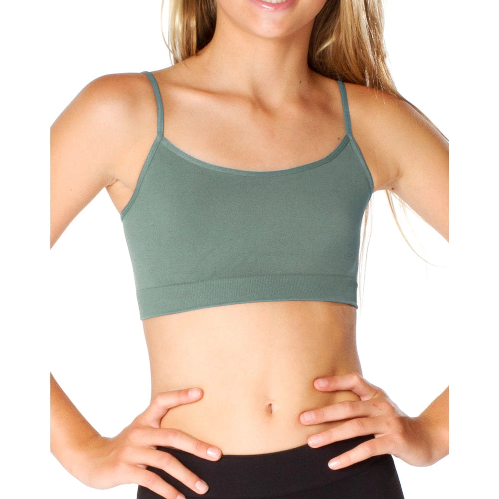 Forest Green Bandeau Bra 160 GIRLS APPAREL TWEEN 7-16 Malibu Sugar