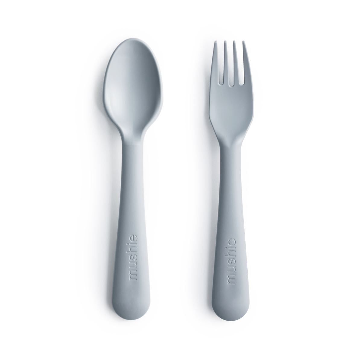Fork and Spoon Set Utensils Mushie Cloud