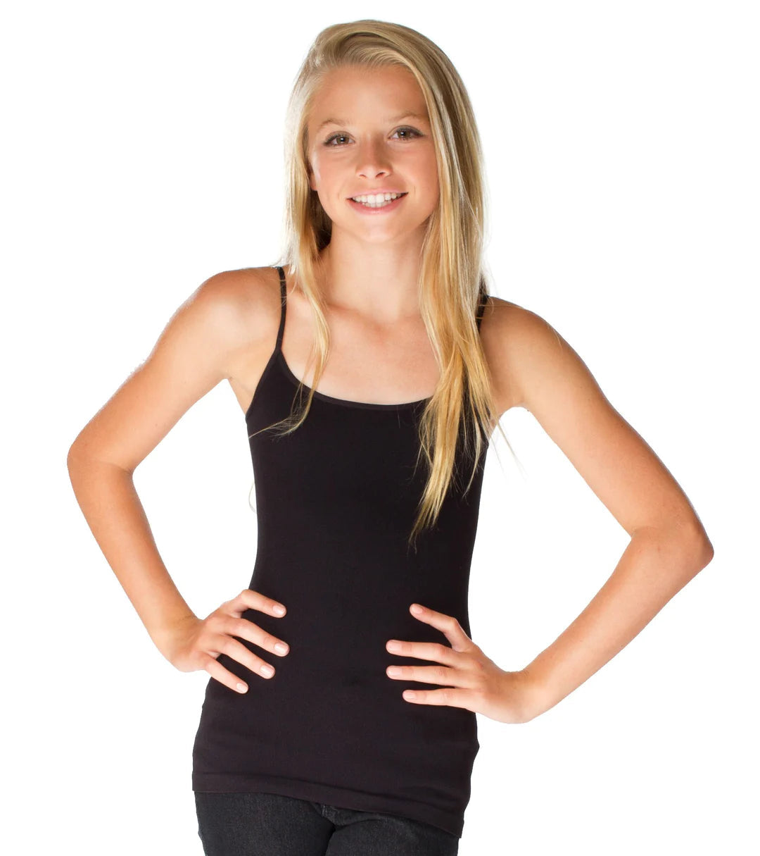 Full Camisole 160 GIRLS APPAREL TWEEN 7-16 Malibu Sugar Black