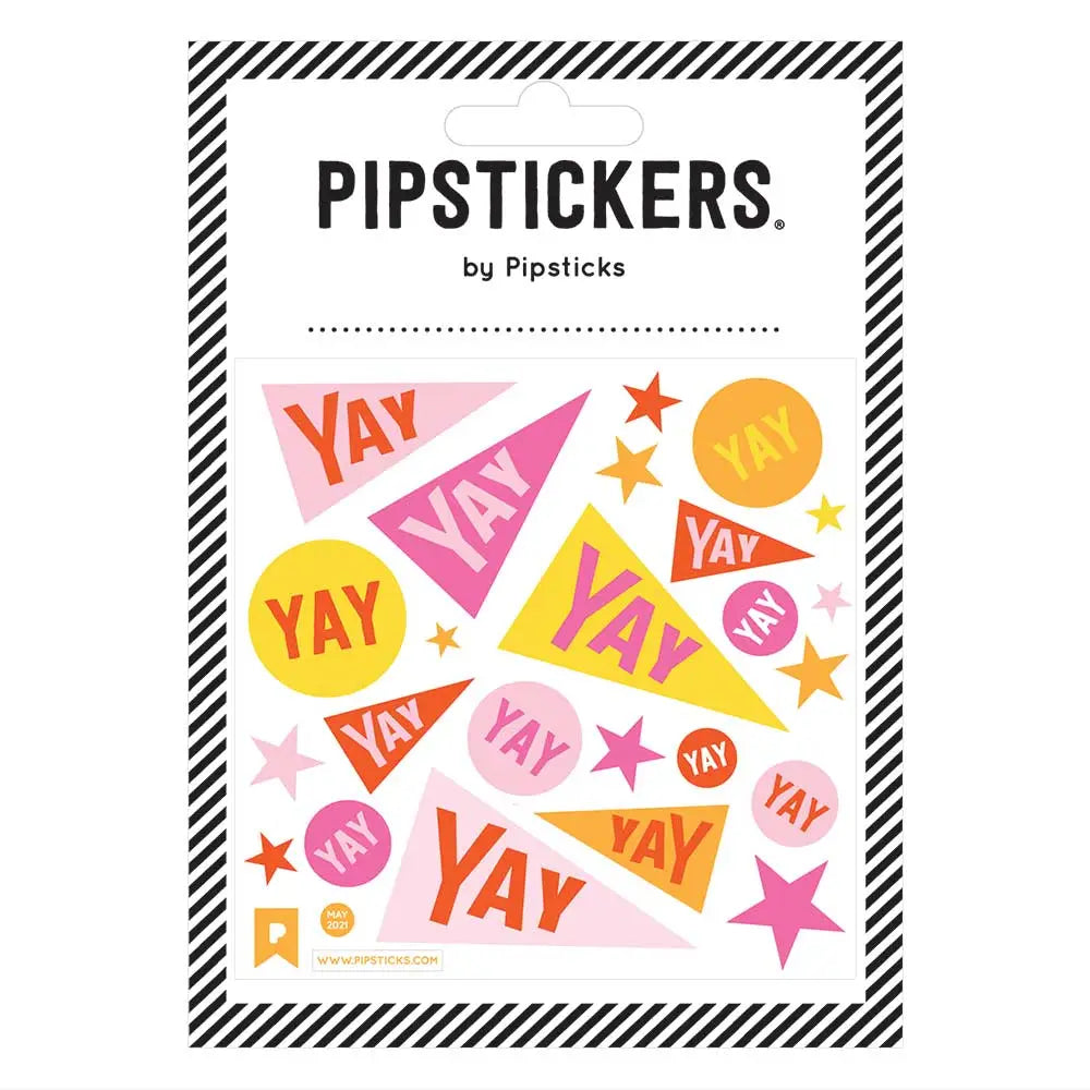 Fuzzy Yay Flags Sticker Sheet 196 TOYS CHILD Pipsticks