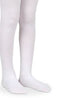 Girls Microfiber Tights 110 ACCESSORIES CHILD Jefferies Socks White 2-4