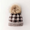 Grey Buffalo Check Pom Pom Hat 100 ACCESSORIES BABY Huggalugs 0-6m