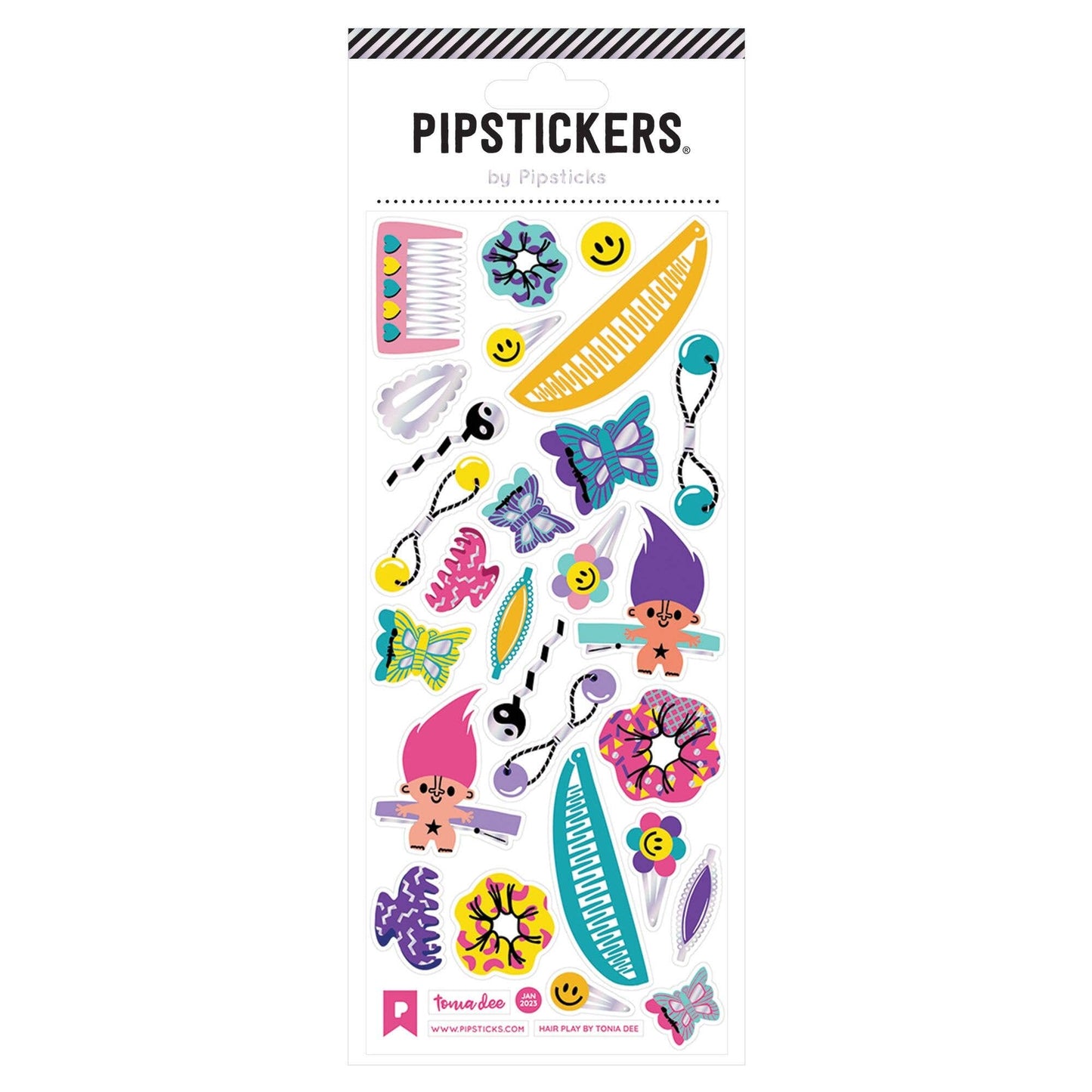 Hair Play by Tonia Dee Stickers 196 TOYS CHILD Pipsticks
