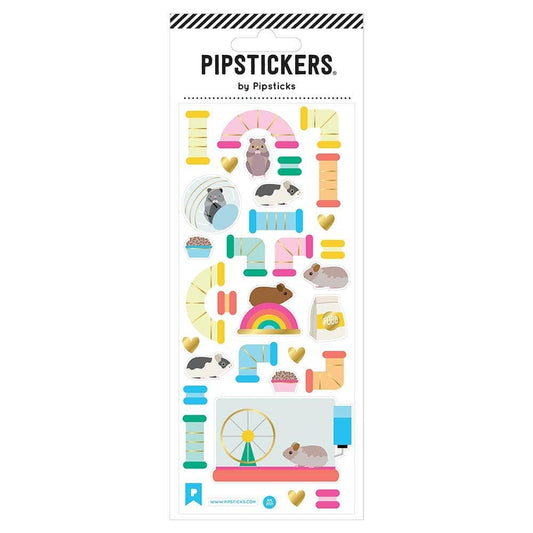 Hamster Habitat Sticker Sheet 196 TOYS CHILD Pipsticks