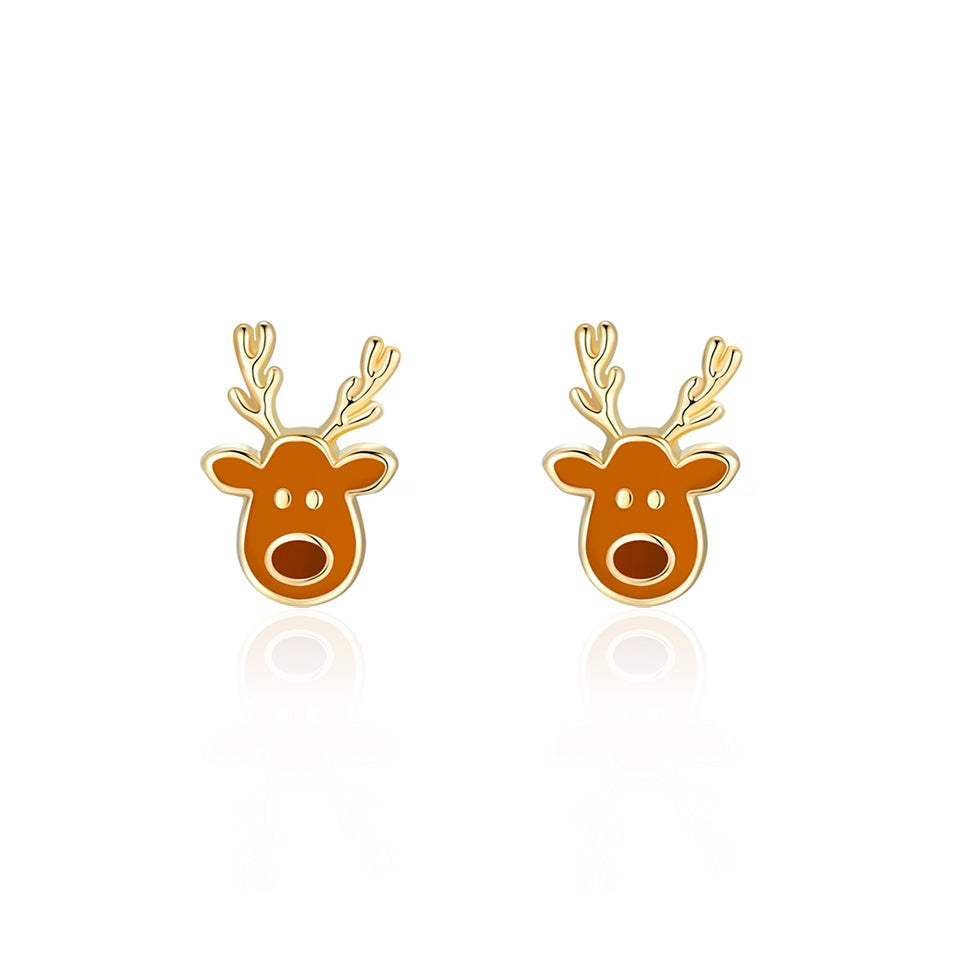 Holiday Stud Earring 110 ACCESSORIES CHILD Girl Nation Reindeer
