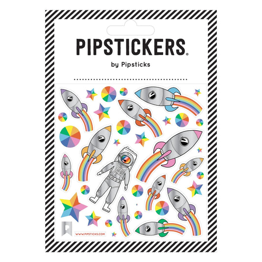 Houston... We Have A Rainbow Sticker Sheet 196 TOYS CHILD Pipsticks