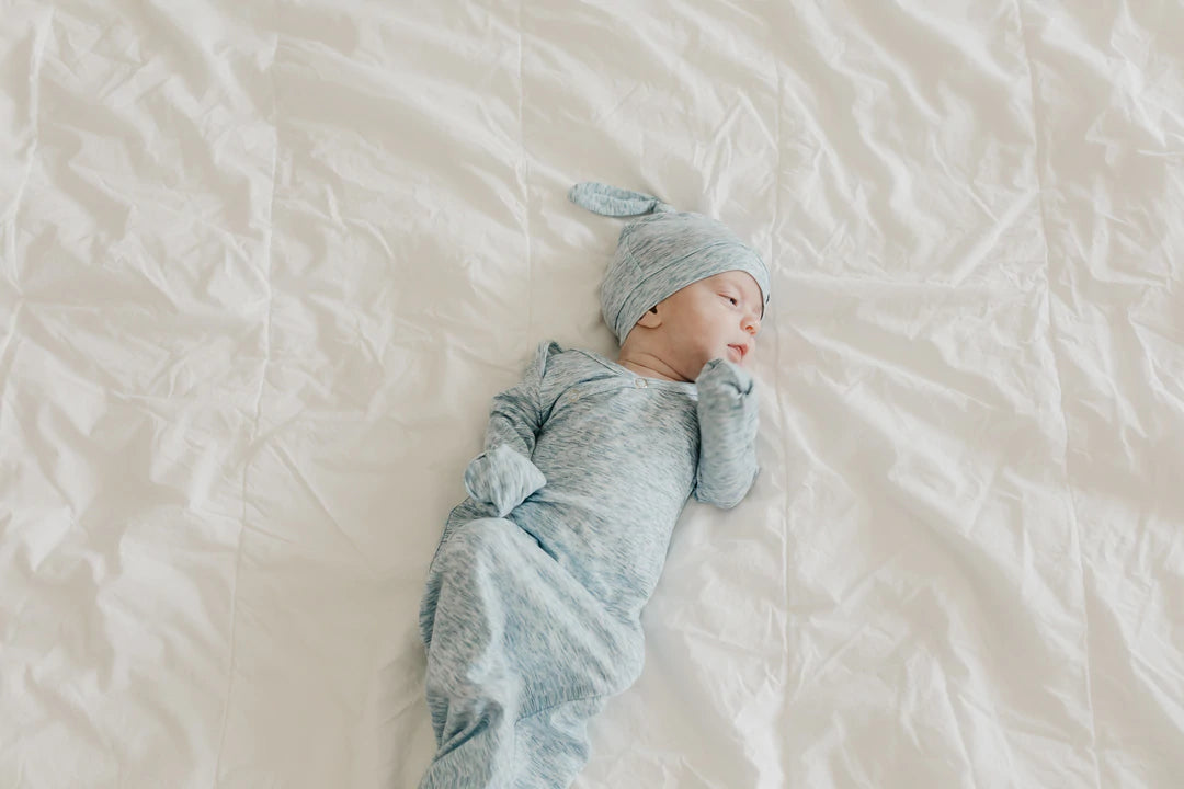Lennon Knotted Gown 130 BABY BOYS/NEUTRAL APPAREL Copper Pearl
