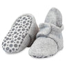 Light Grey Fleece Bootie - Pitter Patter