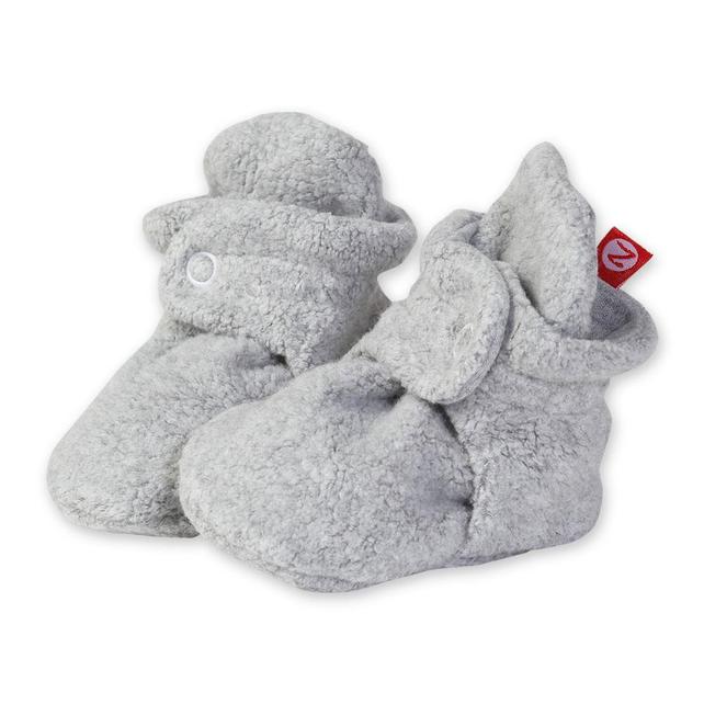 Light Grey Fleece Bootie - Pitter Patter