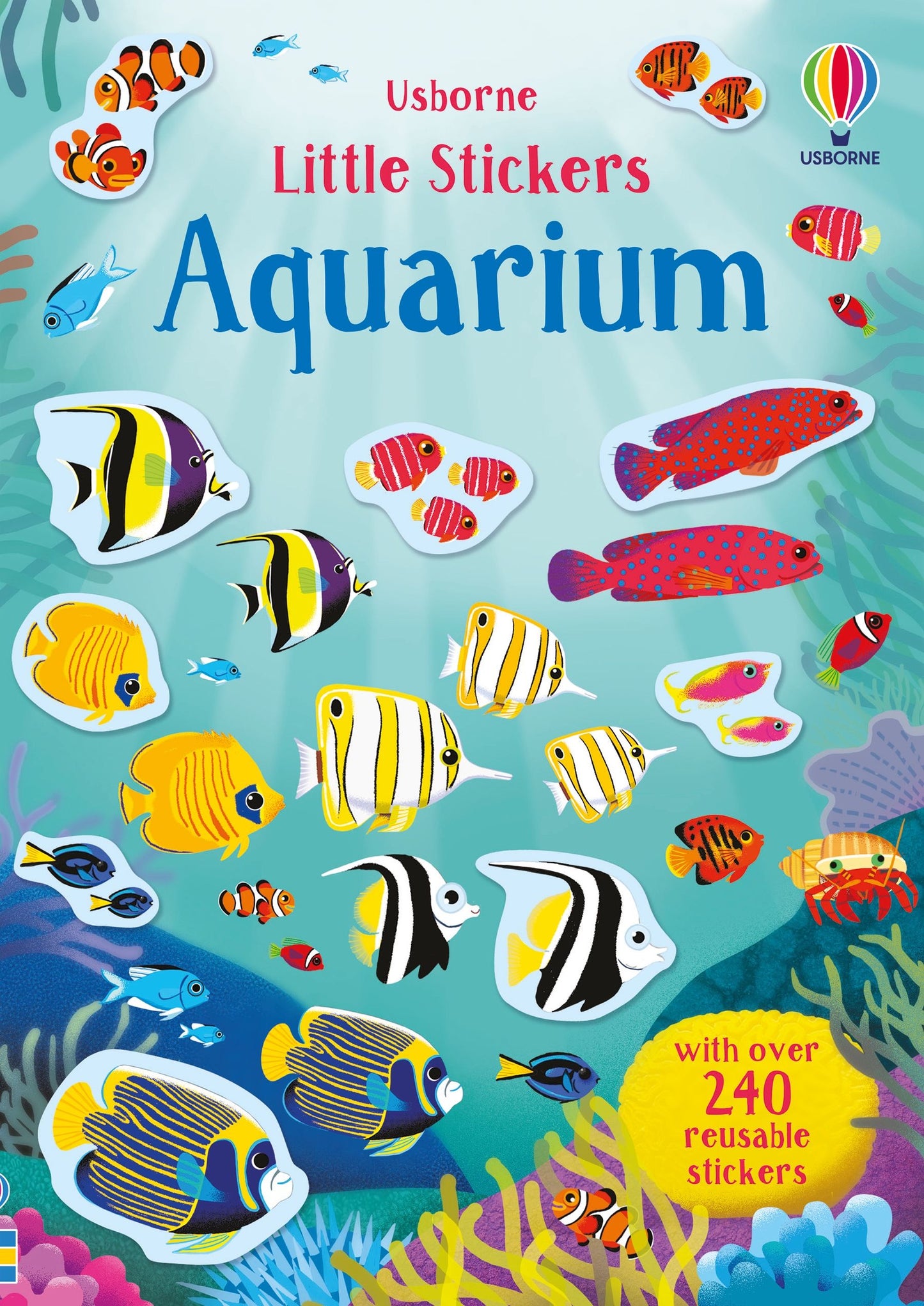 Little Stickers 192 GIFT CHILD Usborne Books Aquarium
