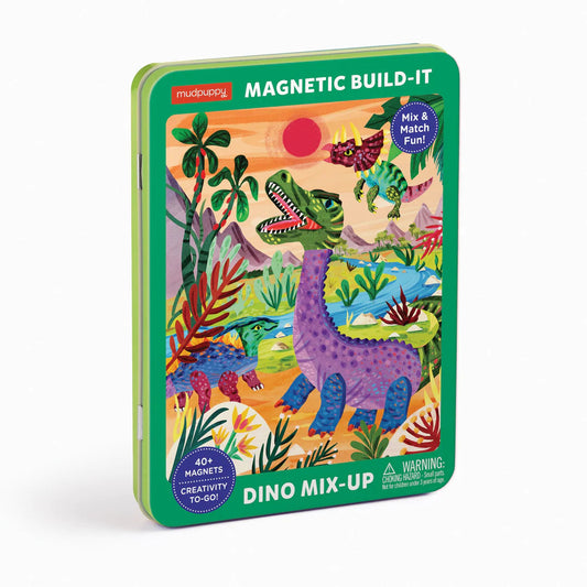 Magnetic Build It 196 TOYS CHILD Mudpuppy Dino Mix-Up