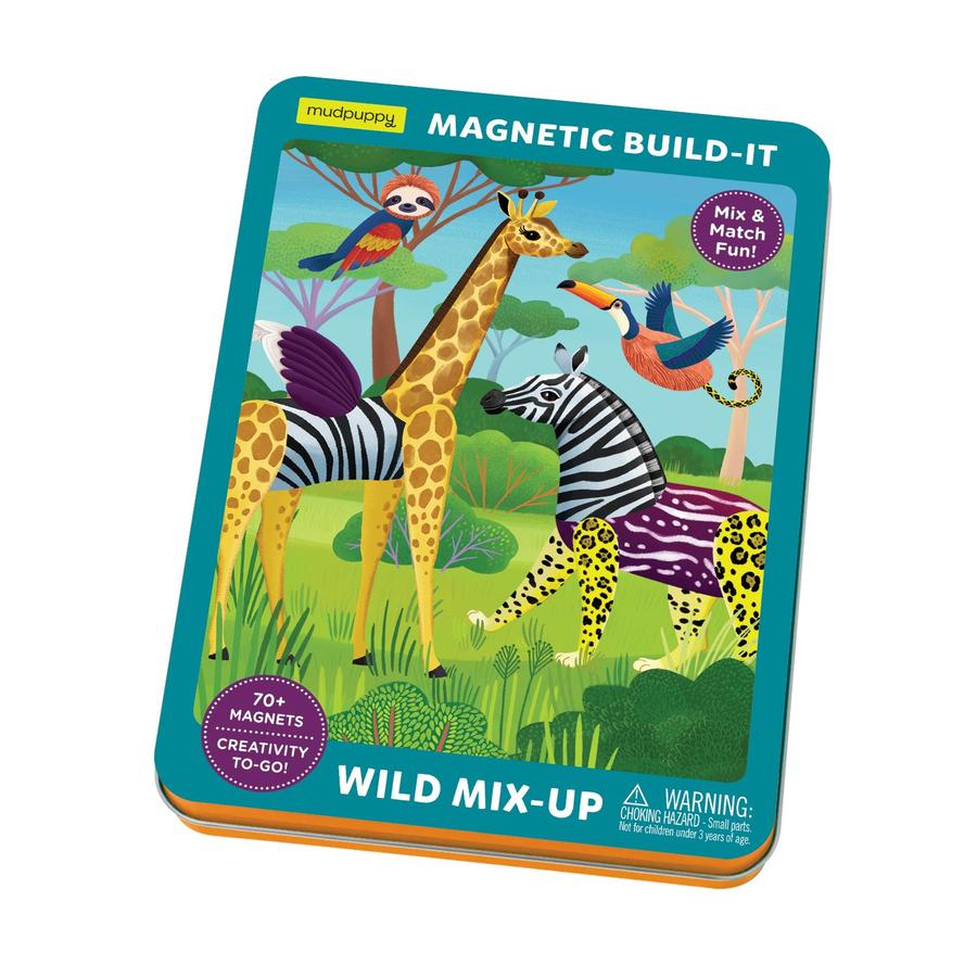 Magnetic Build It 196 TOYS CHILD Mudpuppy Wild Mix Up