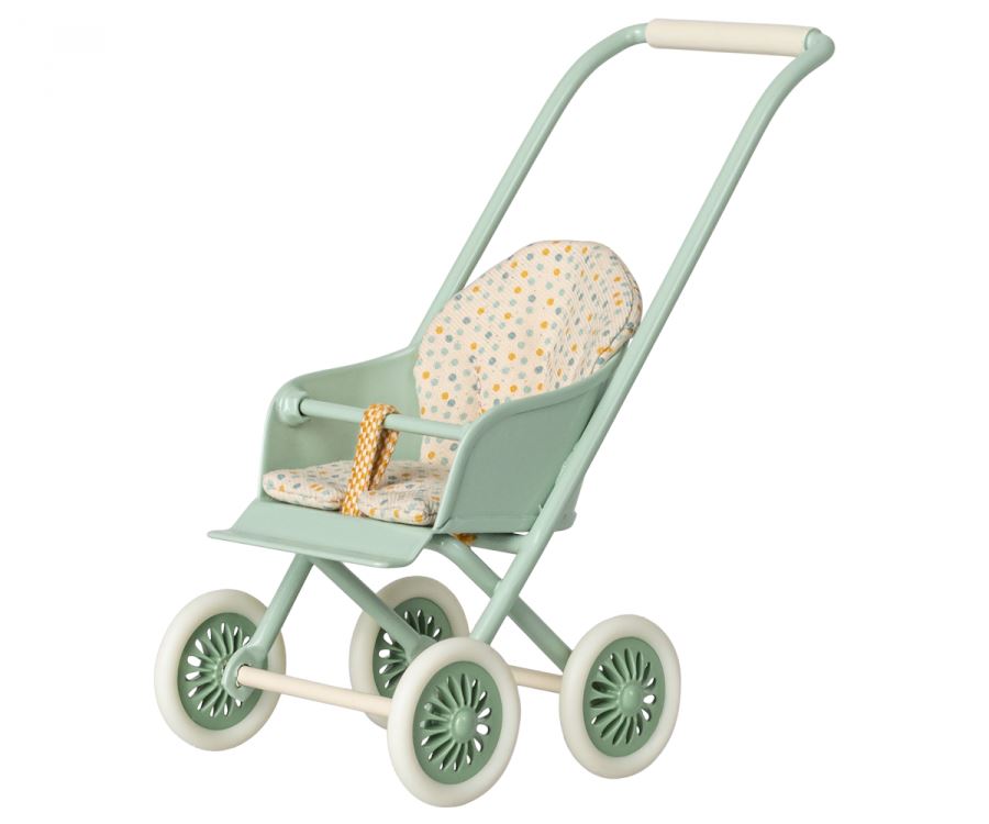 Micro Stroller 196 TOYS CHILD Maileg Mint