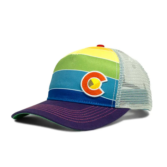 Motley Fader Trucker Hat-Tween 110 ACCESSORIES CHILD Yo Colorado