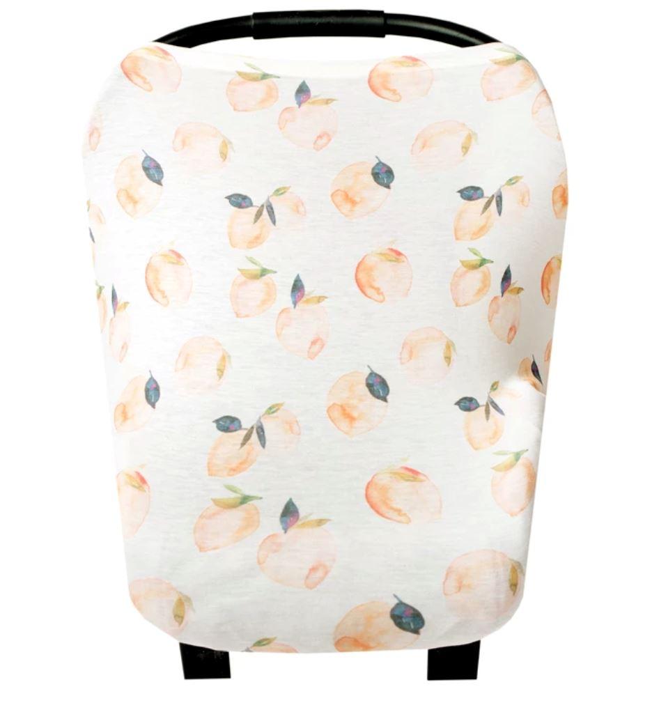 Multi-Use Covers Nursing Cover Copper Pearl Caroline Floral (Peach)